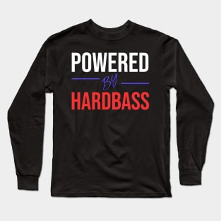 Powered by hardbass - Russian flag Long Sleeve T-Shirt